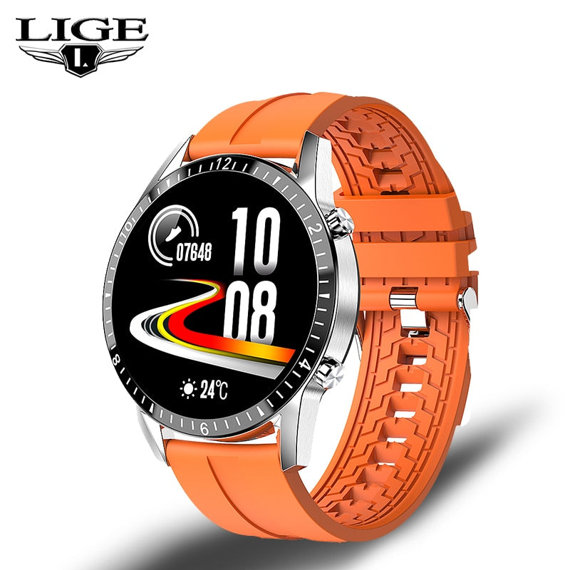 LIGE Men's Bluetooth and Sports Smart Watch