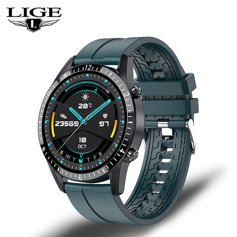 LIGE Men's Bluetooth and Sports Smart Watch