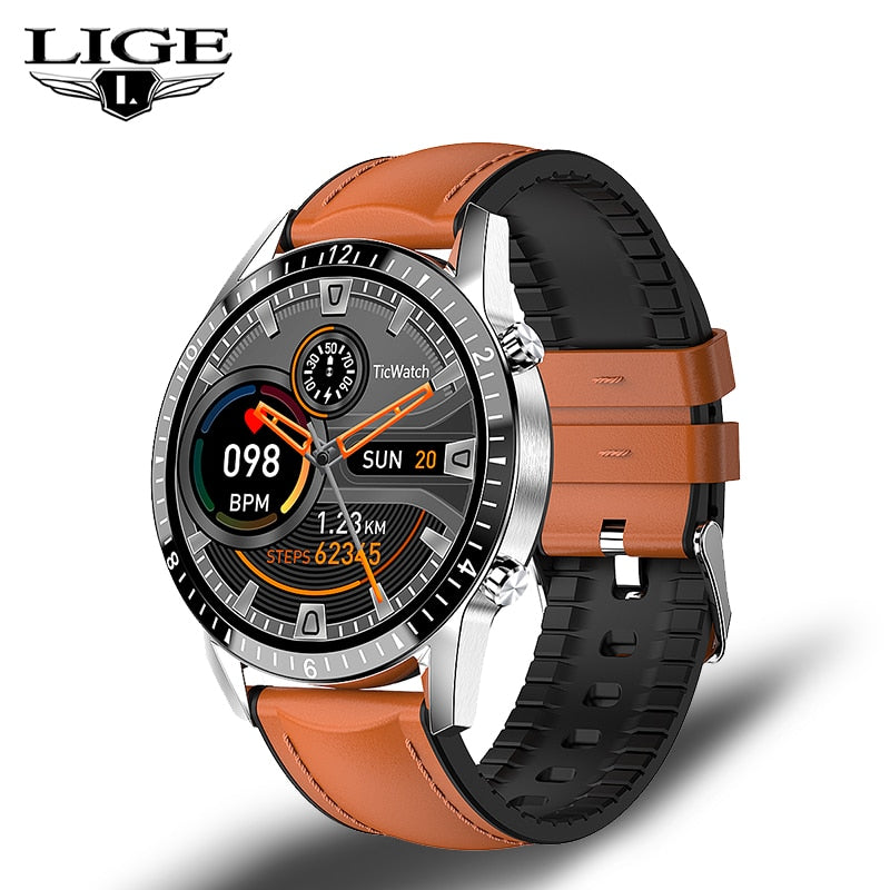 LIGE Men's Bluetooth and Sports Smart Watch