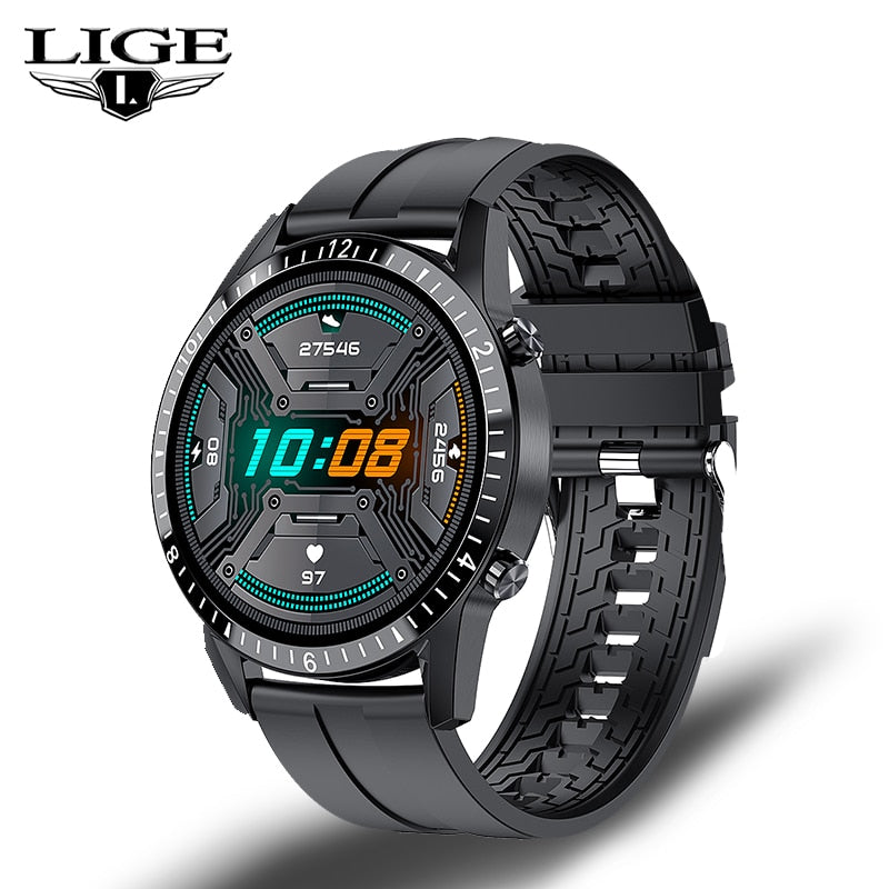 LIGE Men's Bluetooth and Sports Smart Watch